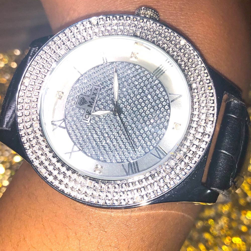 Genuine diamond watch for men, NOT CZ, Not moissanite, best gift for men, Real